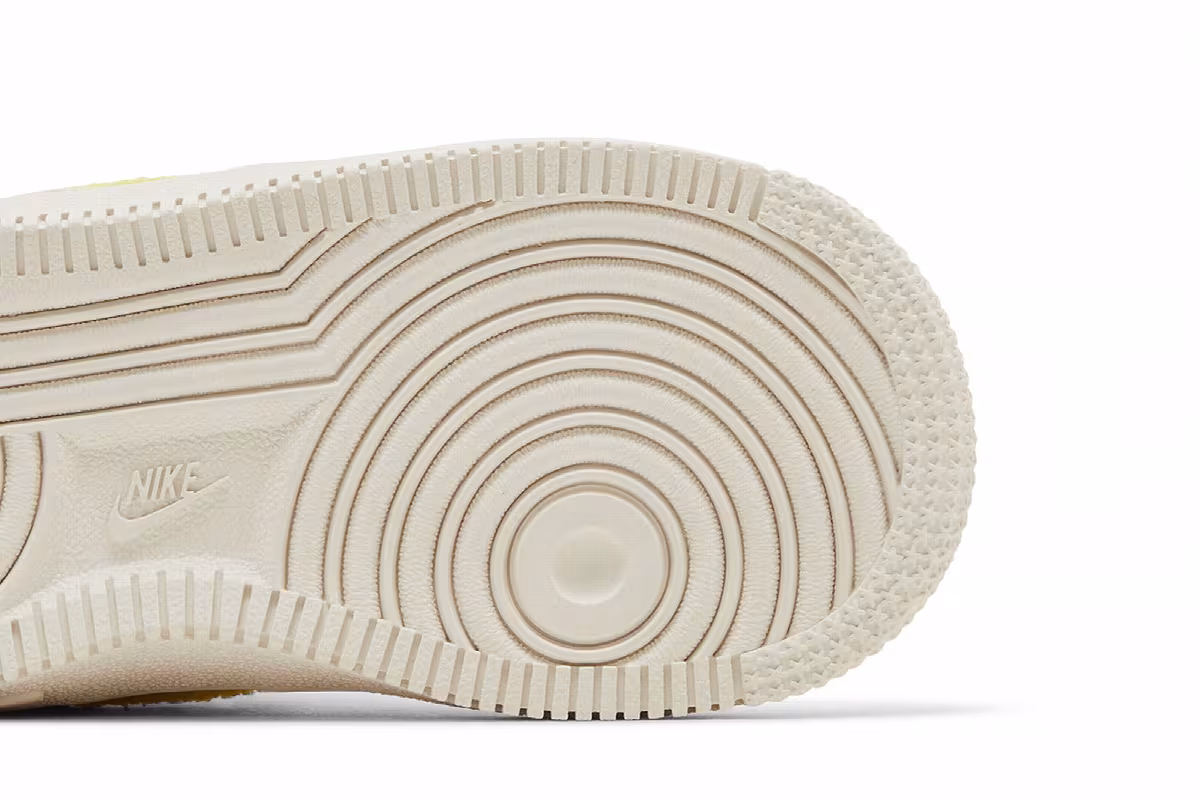 Nike Force 1 LV8 TD White Yellow Strike, view 6