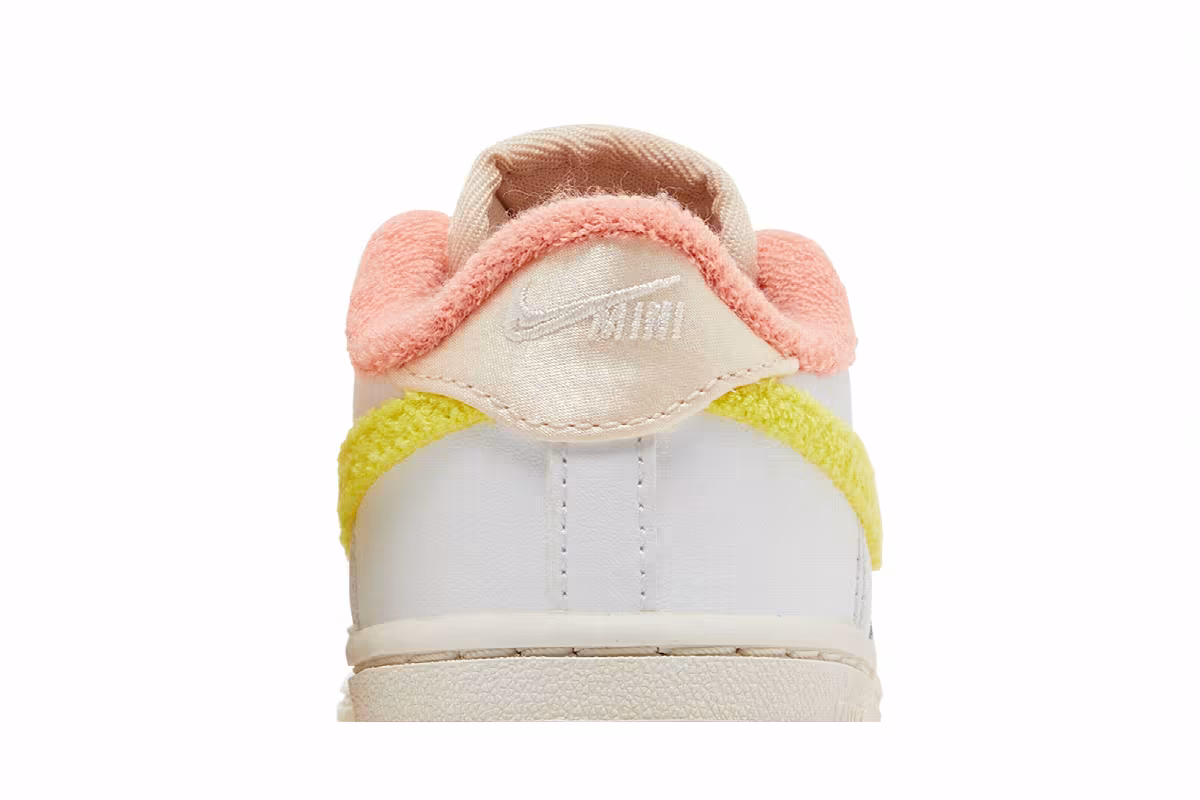 Nike Force 1 LV8 TD White Yellow Strike, view 8