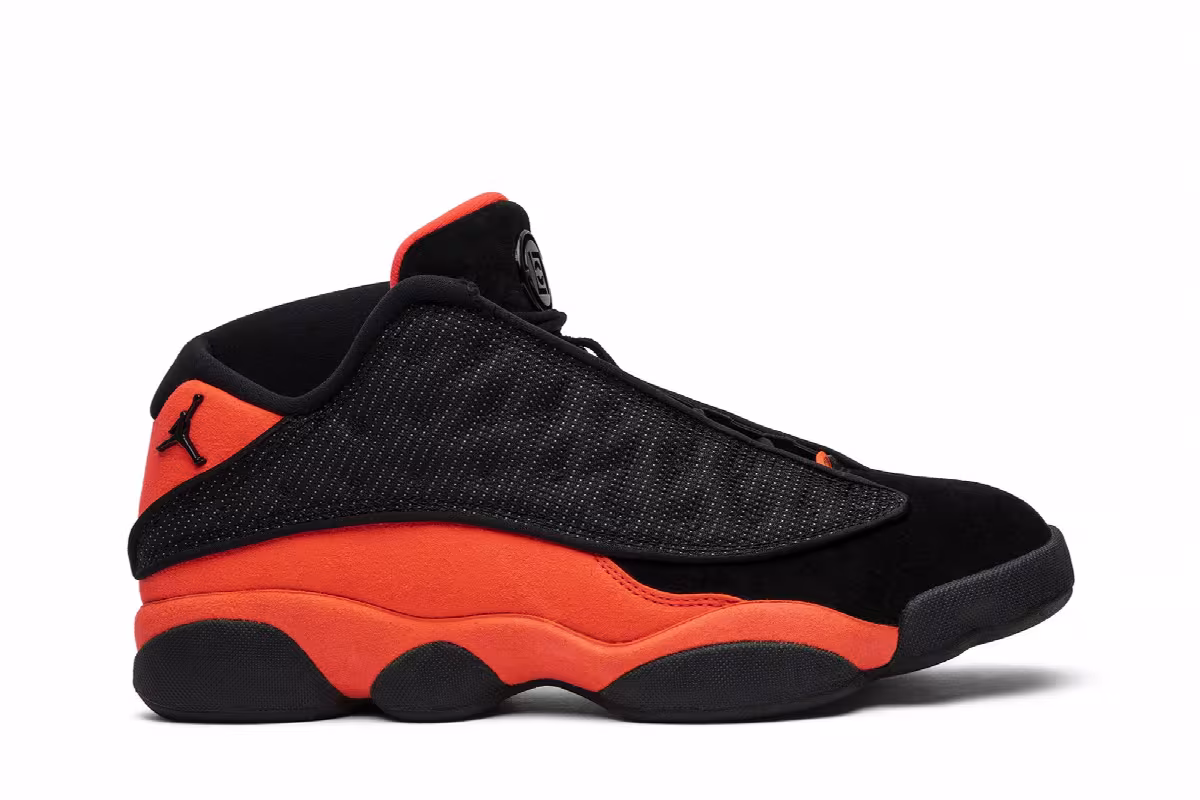CLOT x Air Jordan 13 Low Infra-Bred, view 2