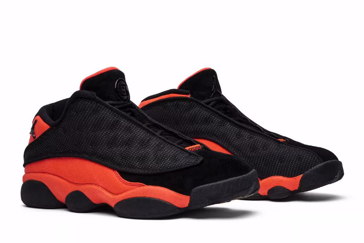 CLOT x Air Jordan 13 Low Infra-Bred, view 9