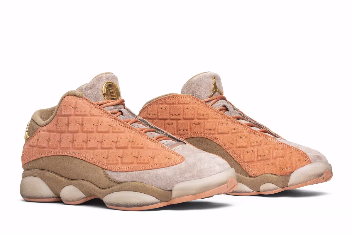 CLOT x Air Jordan 13 Low NRG Terracotta, view 9