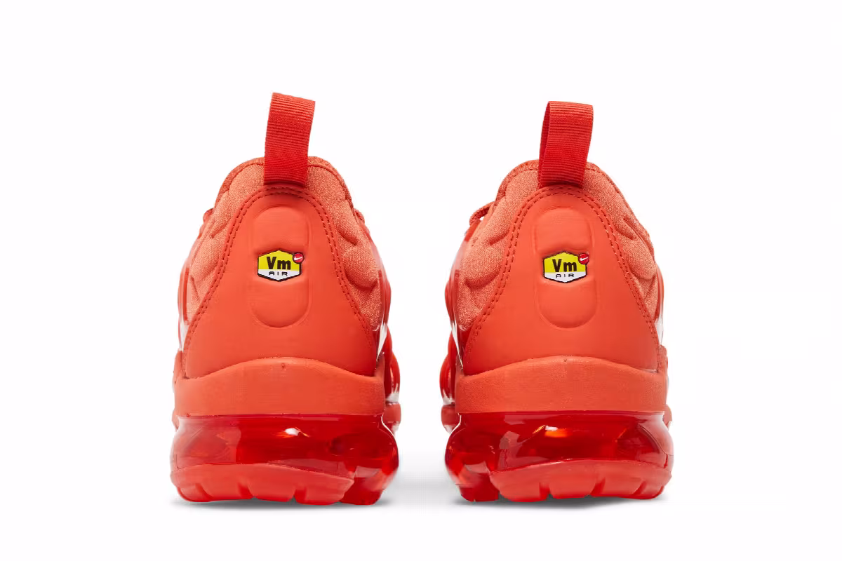Nike Women's Air VaporMax Plus Triple Orange, view 7