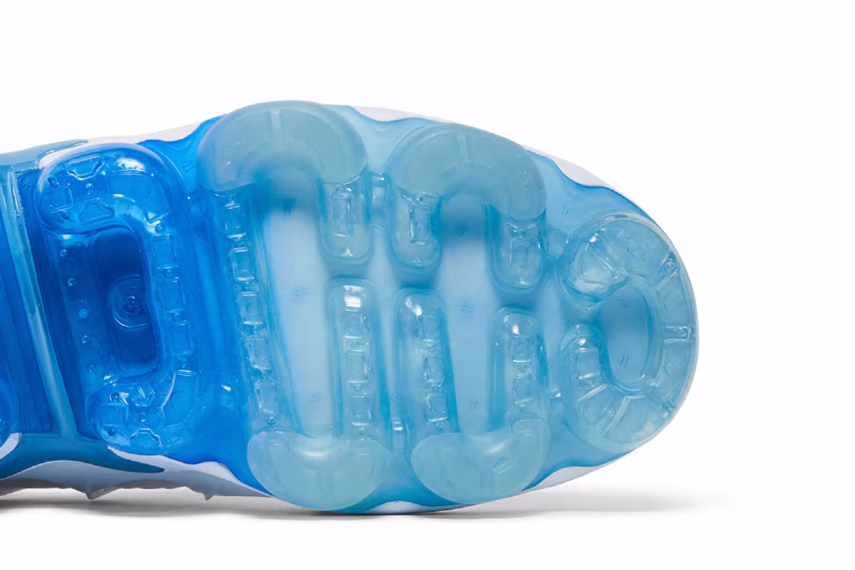 Nike Air VaporMax Plus White University Blue, view 6