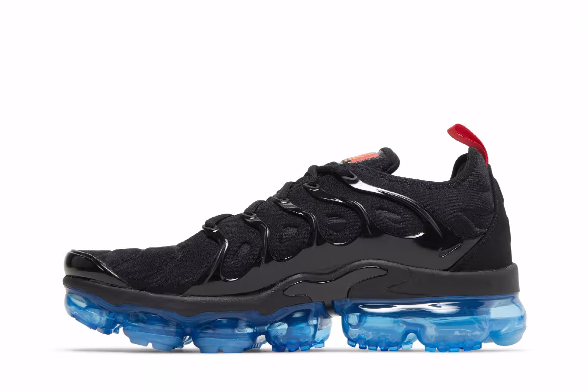 Nike Air VaporMax Plus Black Icy Blue, view 4