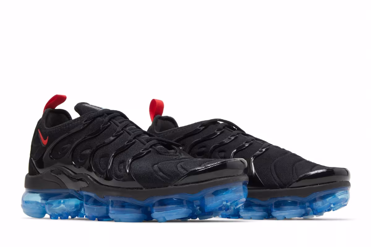 Nike Air VaporMax Plus Black Icy Blue, view 9