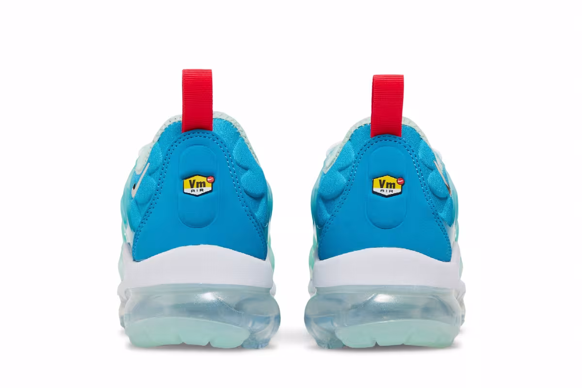 Nike Women's Air VaporMax Plus Mint Foam Laser Blue, view 7