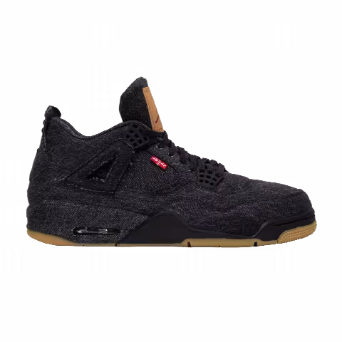Levi's x Air Jordan 4 Retro 'Black Denim'