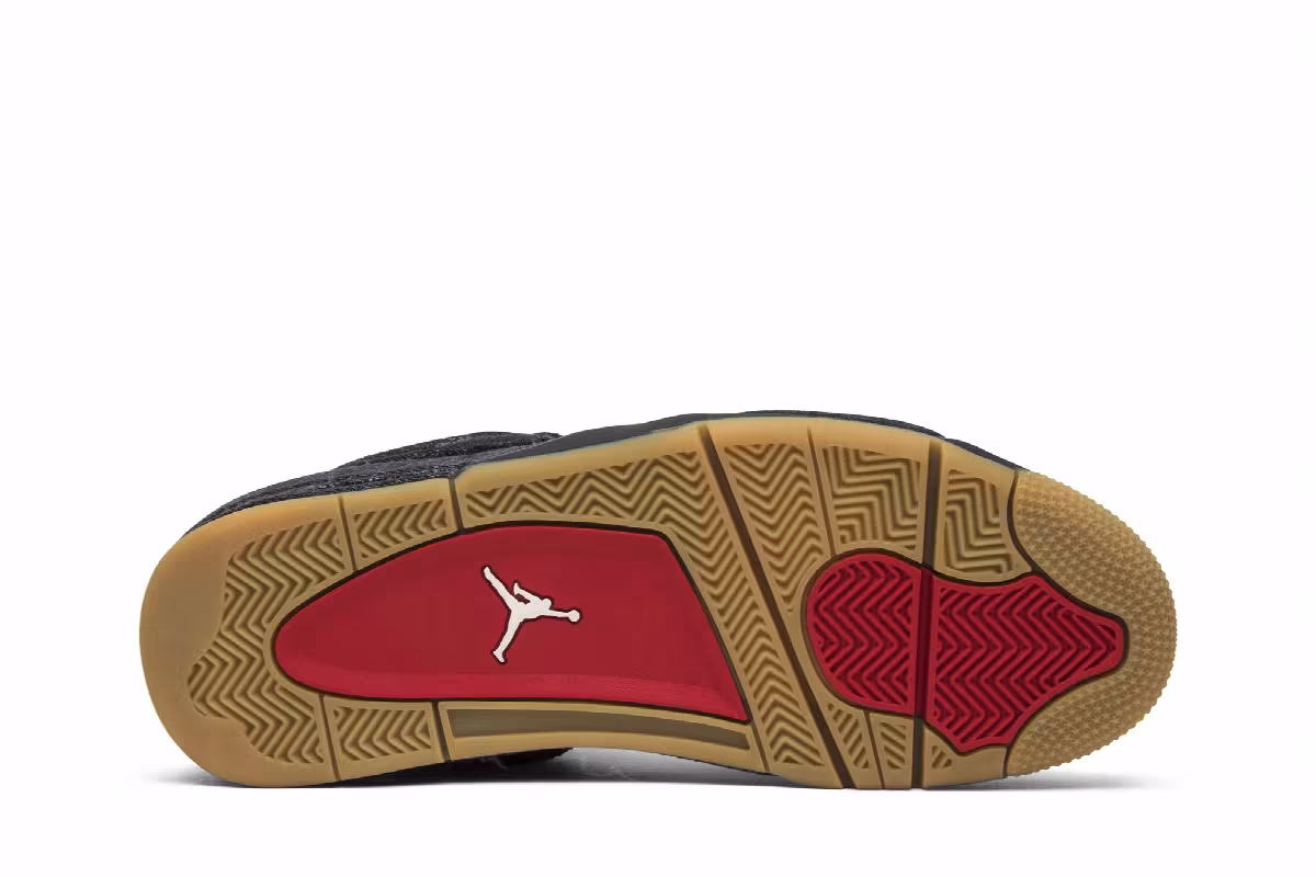 Levi's x Air Jordan 4 Black Denim, view 5