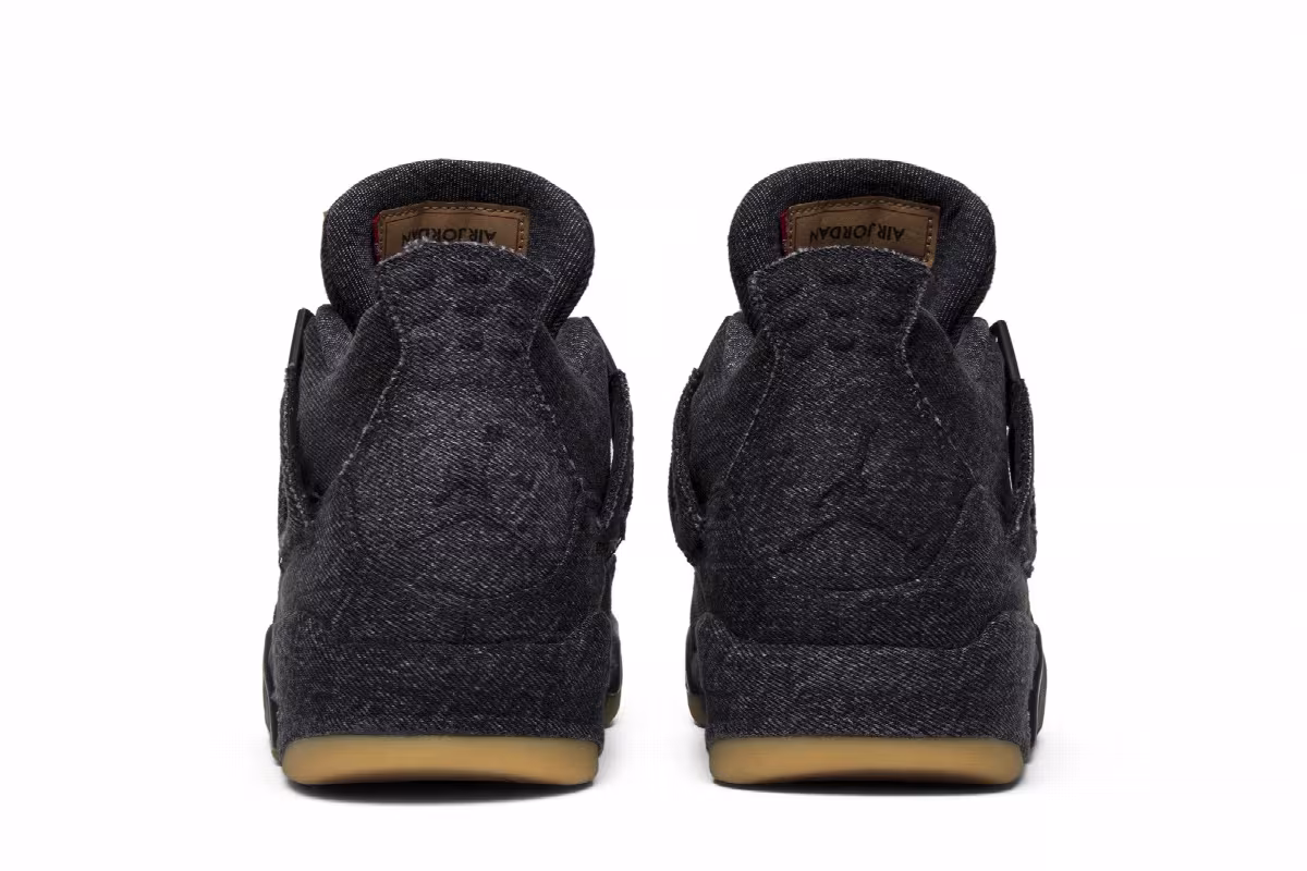 Levi's x Air Jordan 4 Black Denim, view 7