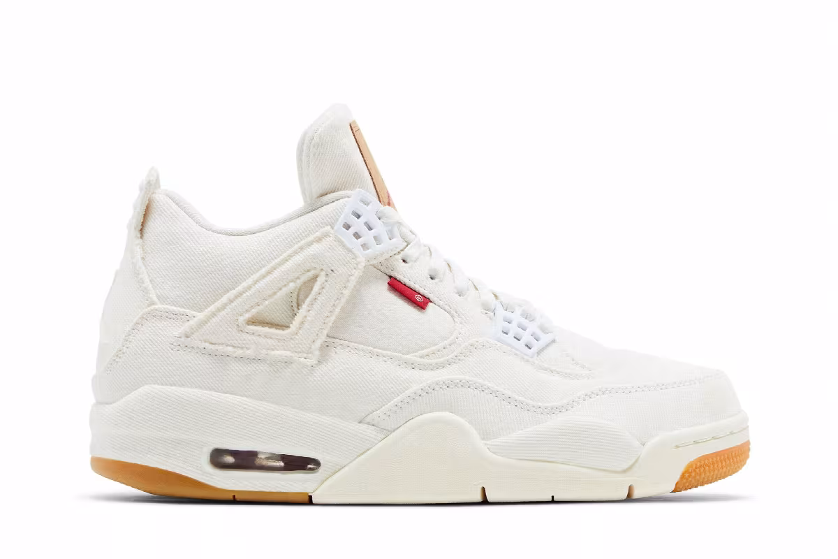 Levi's x Air Jordan 4 White Denim, view 2