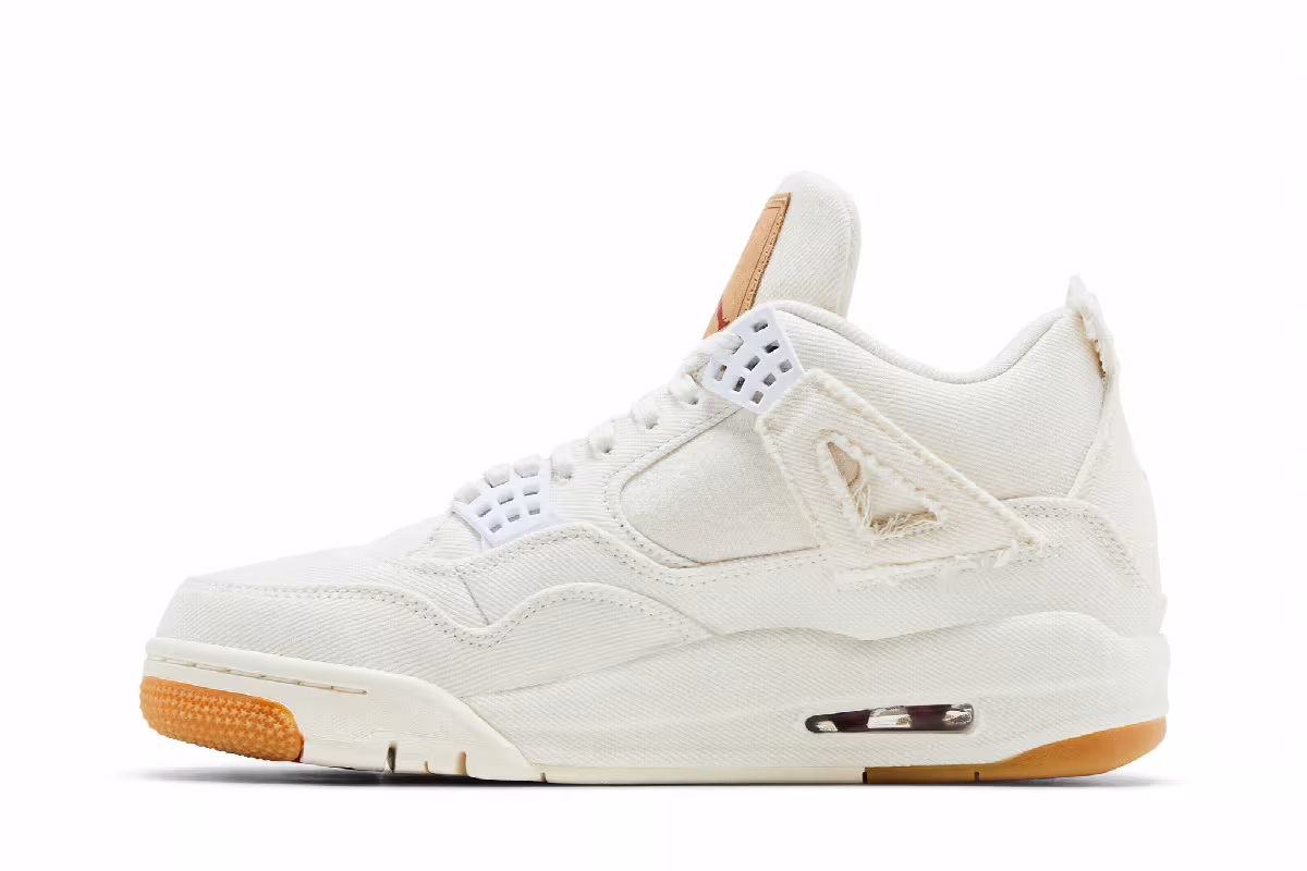 Levi's x Air Jordan 4 White Denim, view 4