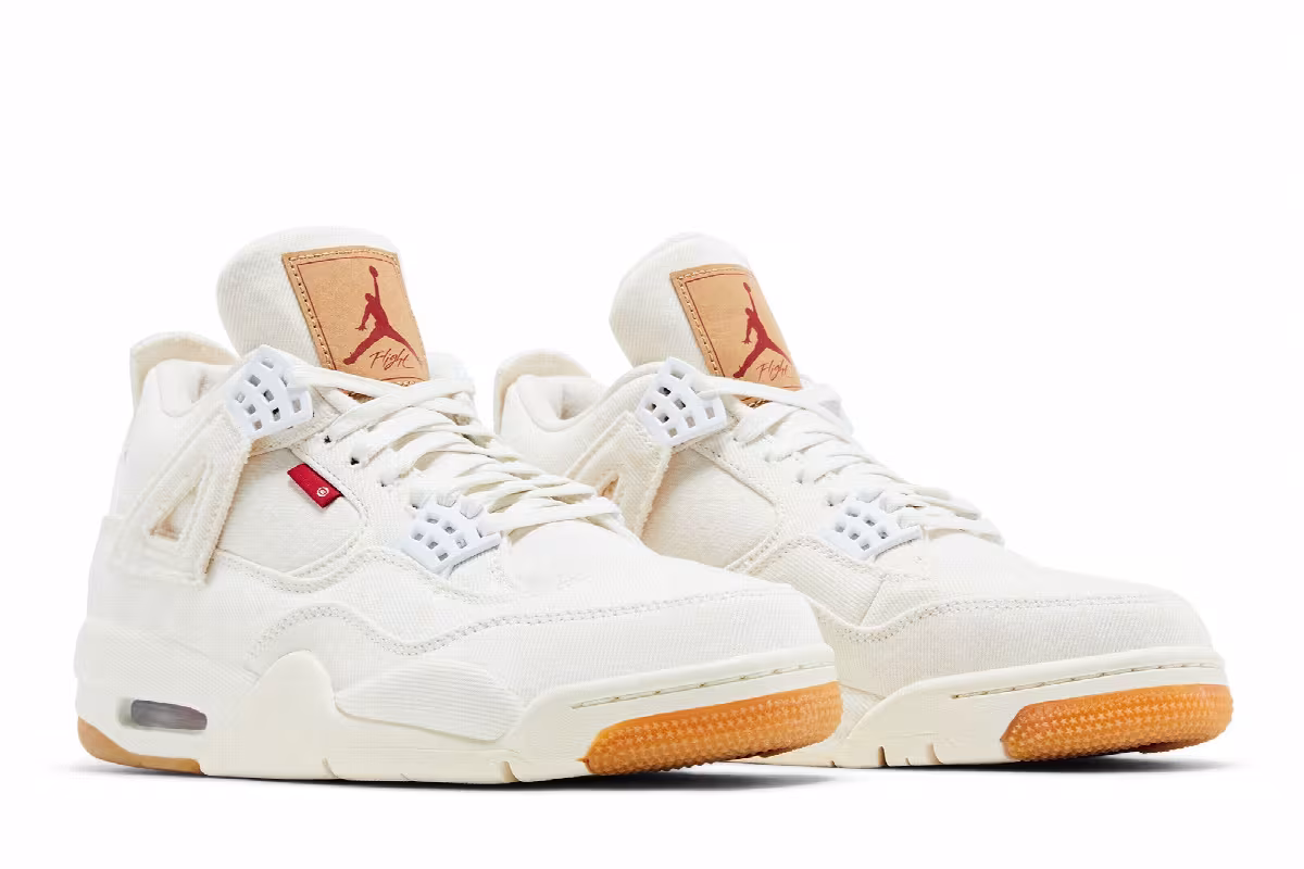 Levi's x Air Jordan 4 White Denim, view 9