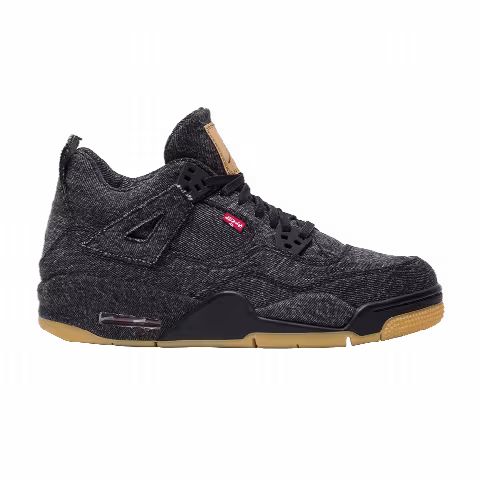 Levi's x Air Jordan 4 Retro GS 'Black Denim'