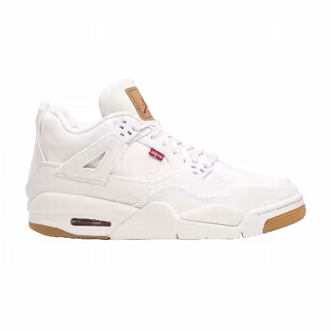 Levi's x Air Jordan 4 Retro GS 'White Denim'