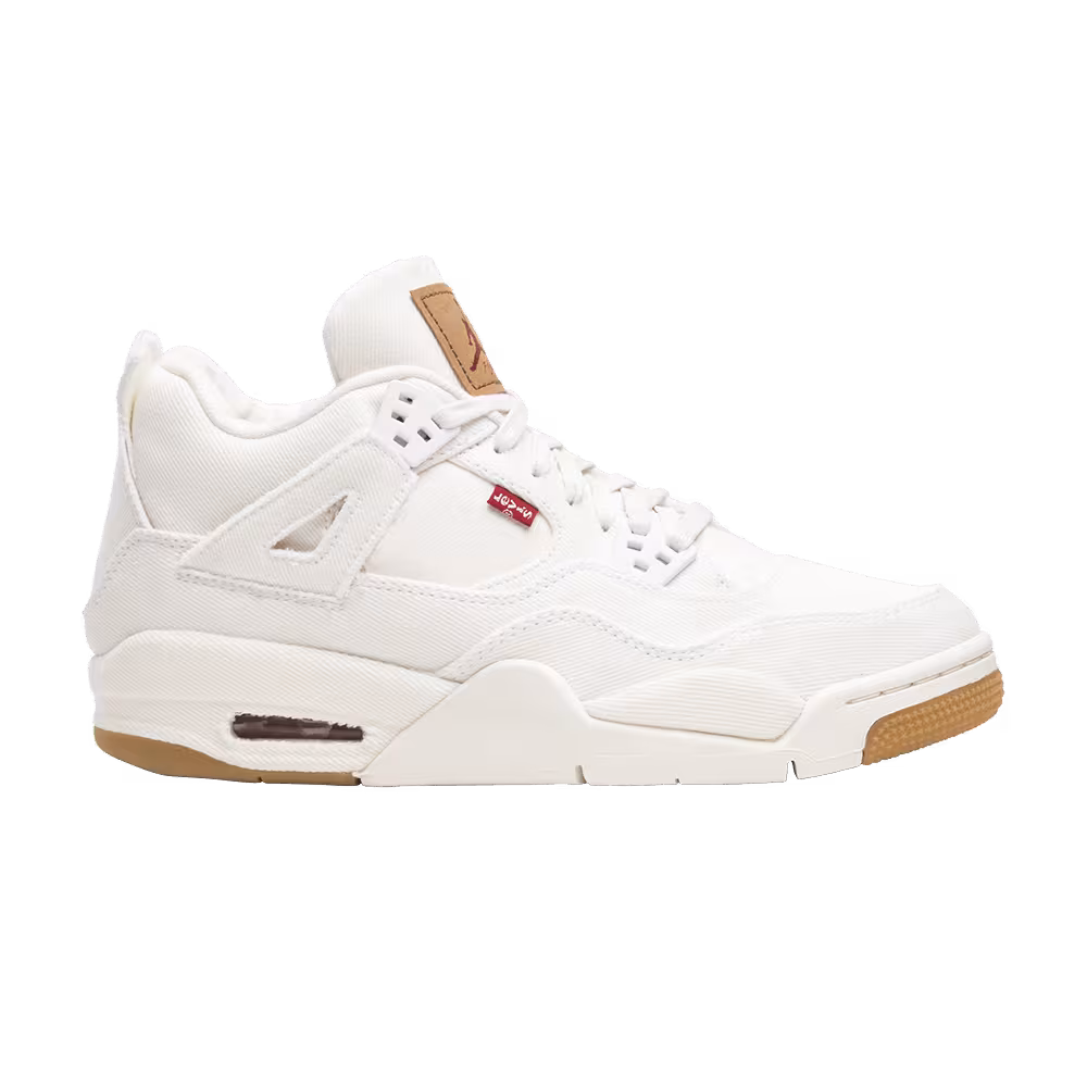 Levi's x Air Jordan 4 GS White Denim