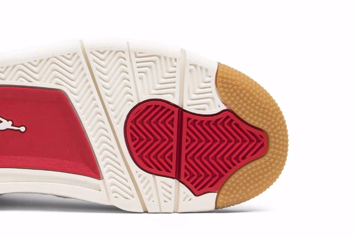 Levi's x Air Jordan 4 GS White Denim, view 6
