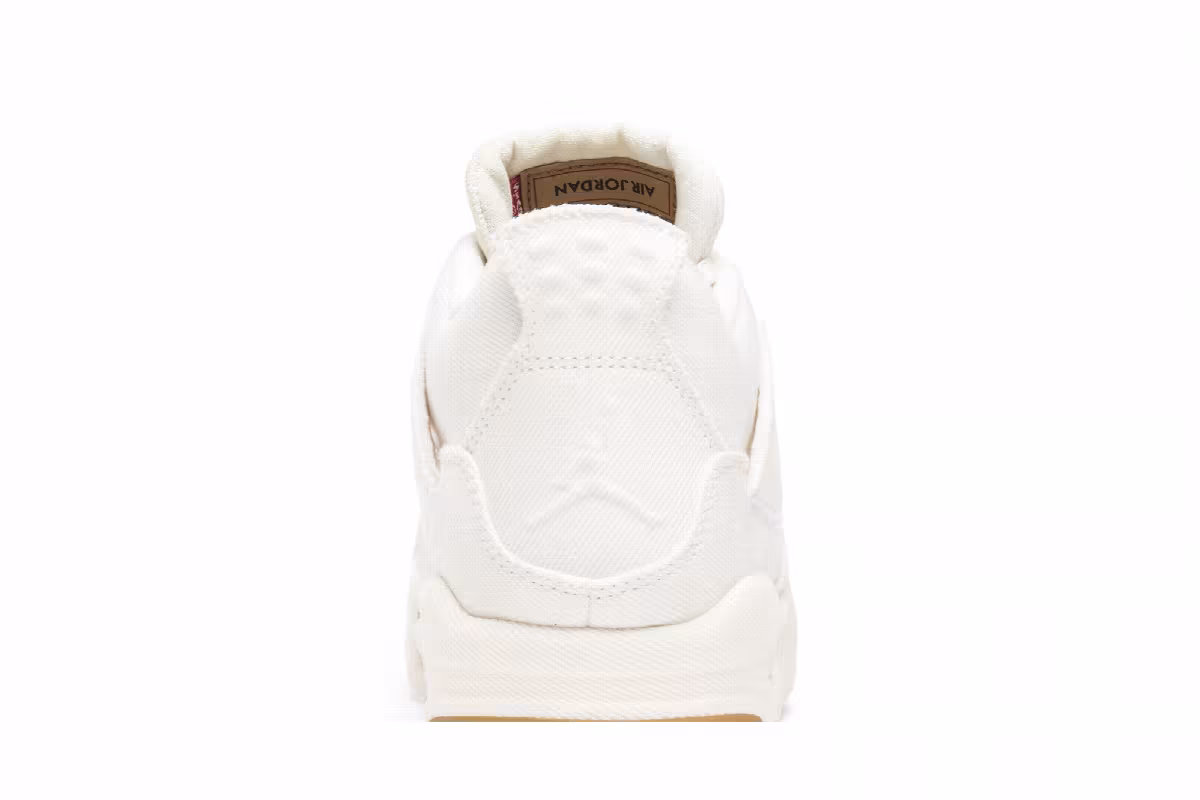 Levi's x Air Jordan 4 GS White Denim, view 8