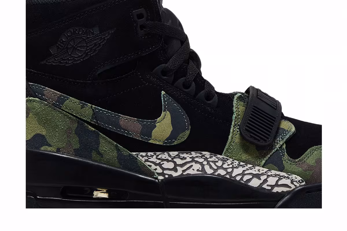 Air Jordan Legacy 213 Camo Green, view 3