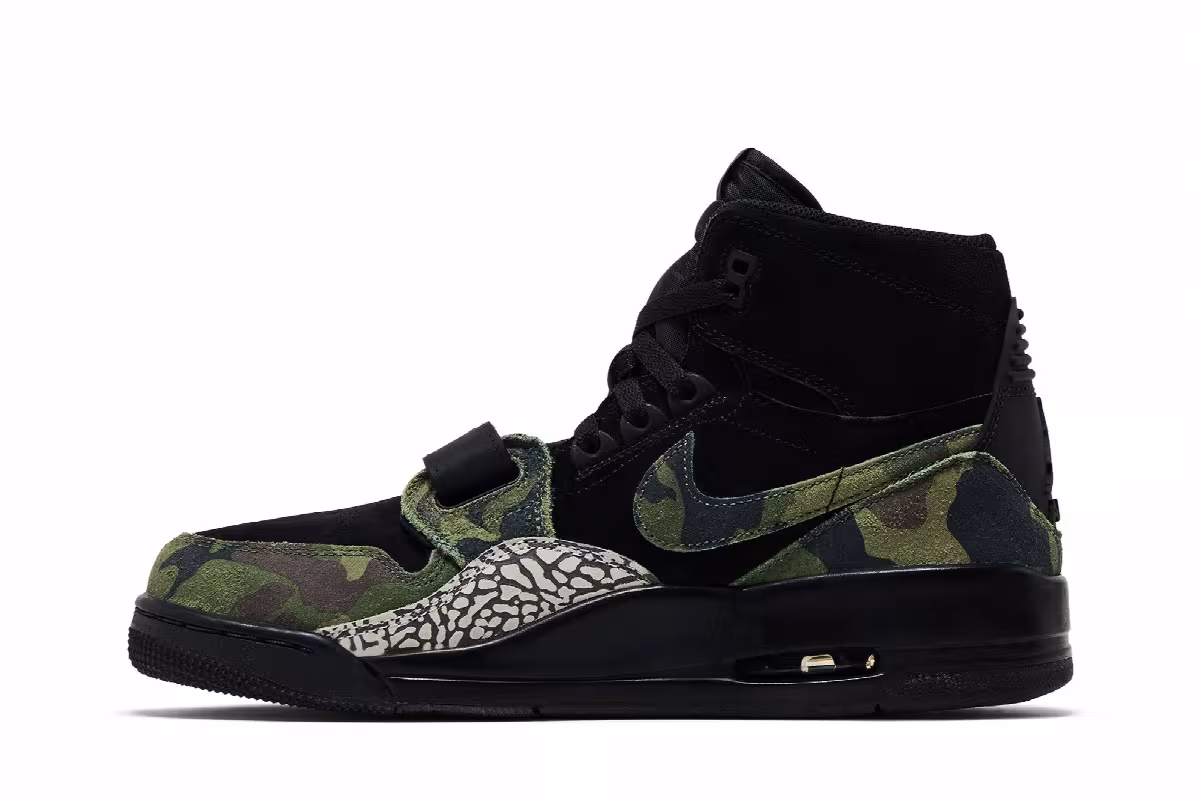 Air Jordan Legacy 213 Camo Green, view 4