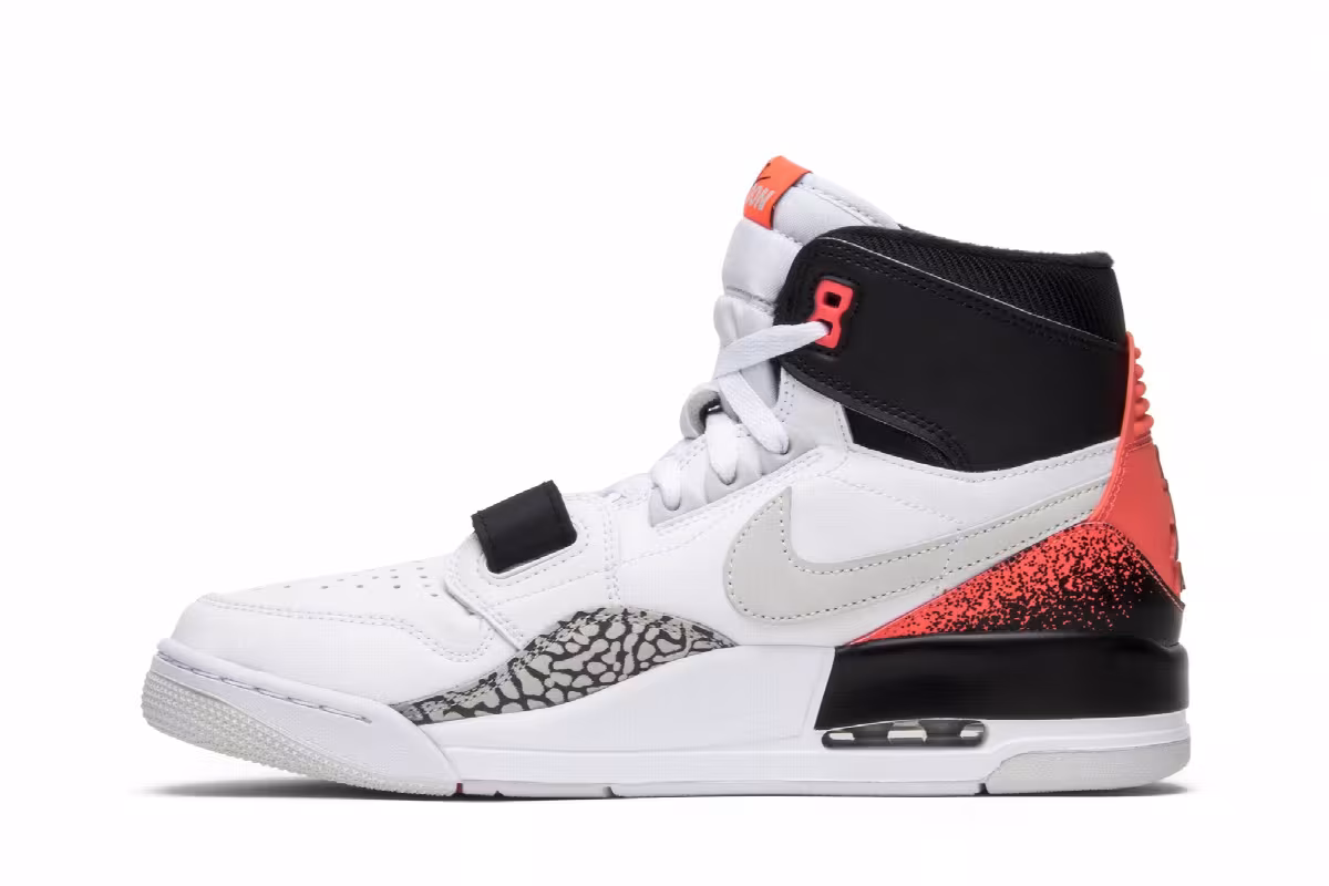 Just Don x Air Jordan Jordan Legacy 312 Hot Lava, view 4
