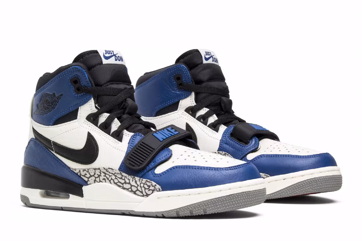 Just Don x Air Jordan Jordan Legacy 312 Storm Blue, view 9