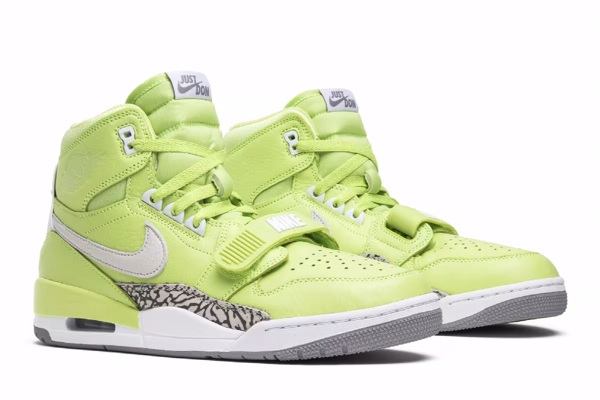 Just Don x Air Jordan Jordan Legacy 312 Ghost Green, view 9
