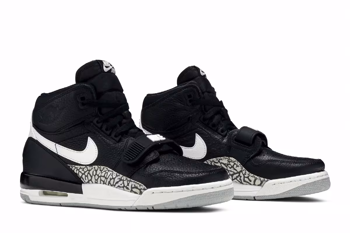 Air Jordan Legacy 312 GS Black Cement, view 9