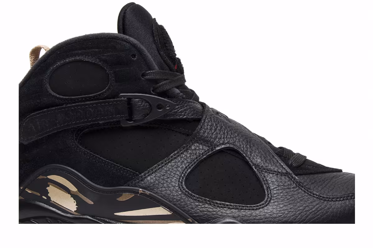 OVO x Air Jordan 8 Black, view 3