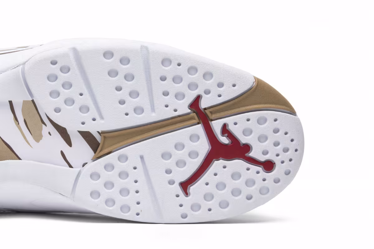 OVO x Air Jordan 8 White, view 6