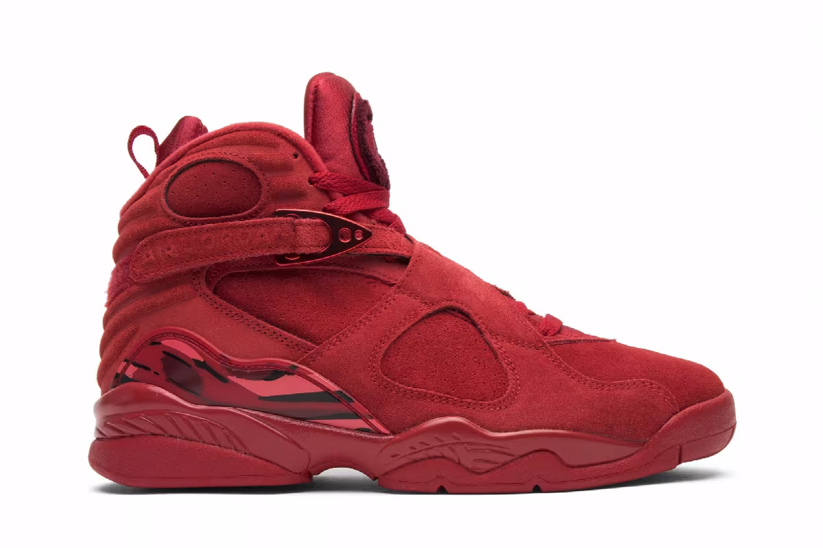 Women's Air Jordan 8 Valentines Day, view 2