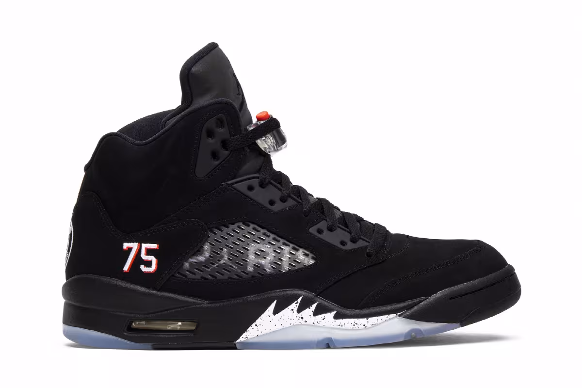 Paris Saint-Germain x Air Jordan 5 Paris Saint-Germain, view 2