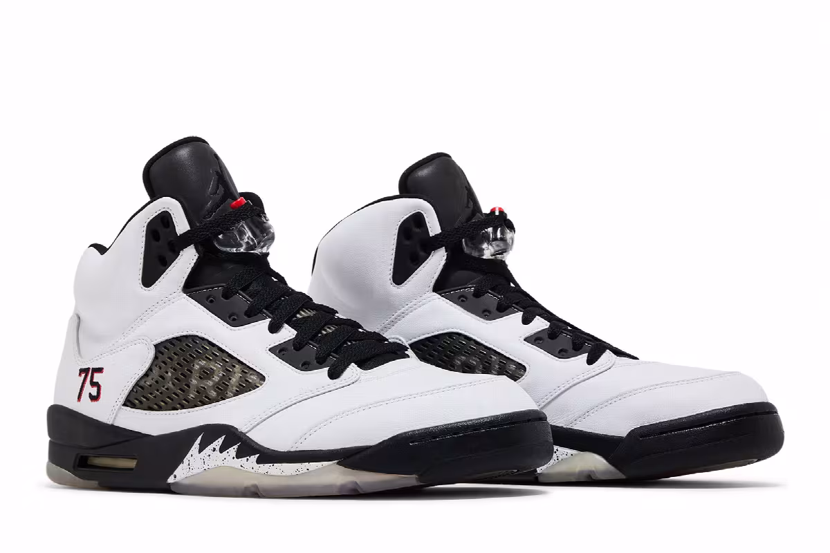 Paris Saint-Germain x Air Jordan 5 Friends & Family, view 9