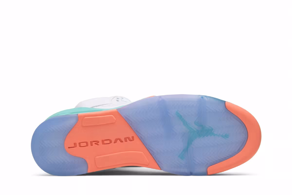 Air Jordan 5 GS Light Aqua, view 5