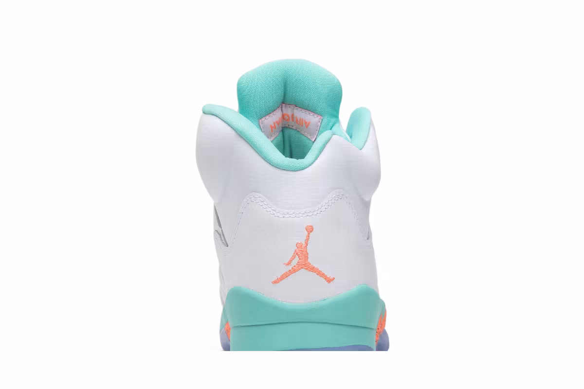 Air Jordan 5 GS Light Aqua, view 8