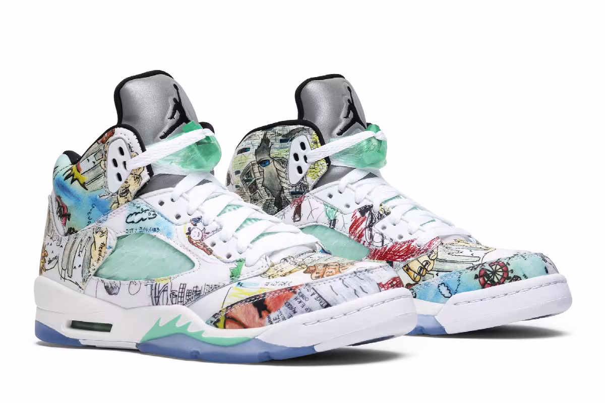 Air Jordan 5 GS Wings, view 9