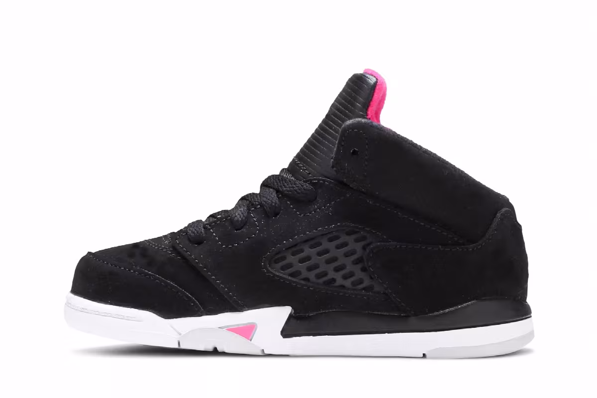 Air Jordan 5 TD Black Pink, view 4