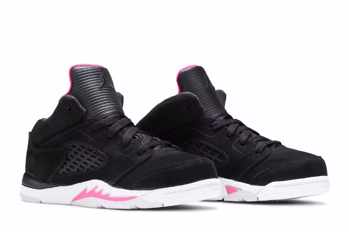 Air Jordan 5 TD Black Pink, view 9