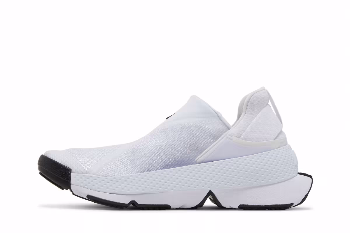 Nike Women's GO FlyEase White Black, view 4