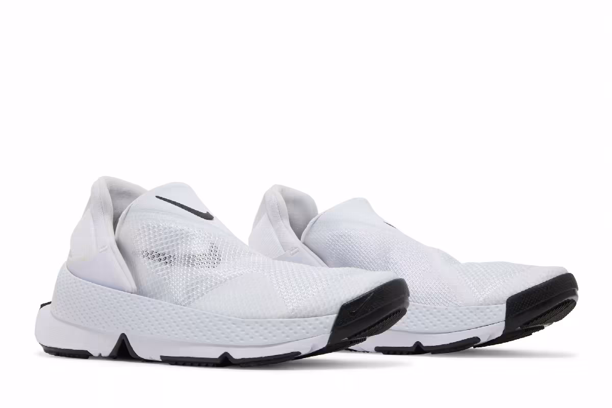 Nike Women's GO FlyEase White Black, view 9