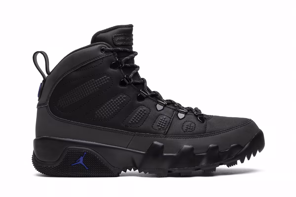 Air Jordan 9 Boot NRG Black Concord, view 2