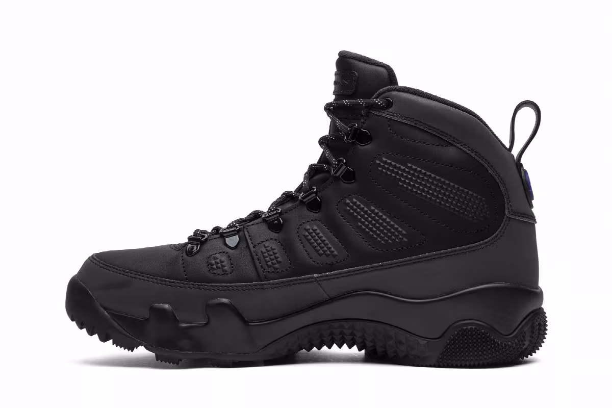 Air Jordan 9 Boot NRG Black Concord, view 4