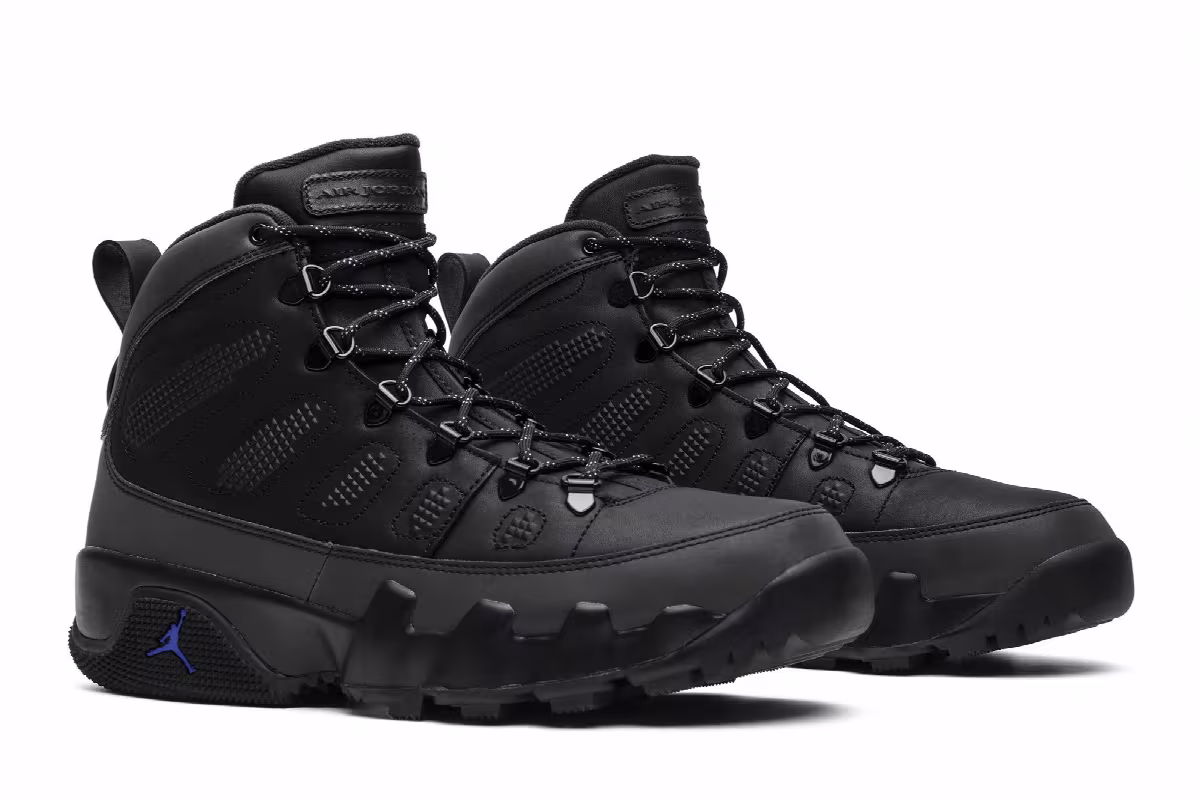 Air Jordan 9 Boot NRG Black Concord, view 9