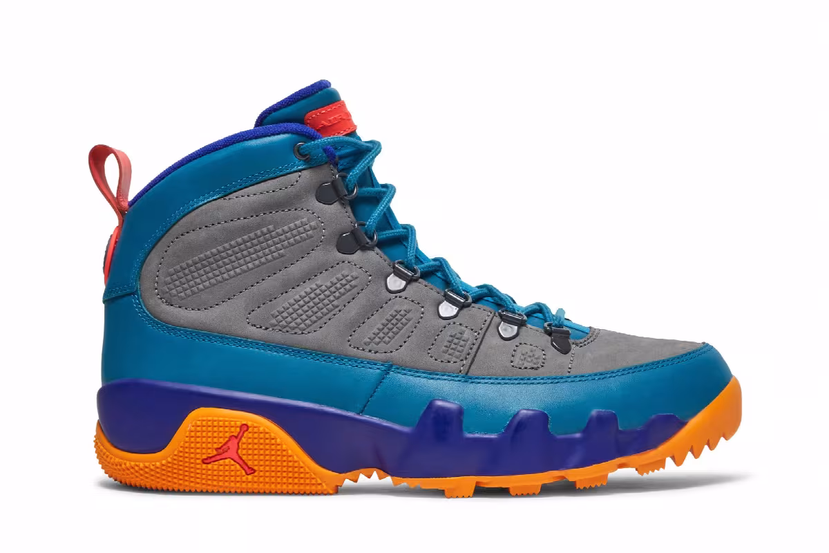 Air Jordan 9 Boot NRG Green Abyss, view 2