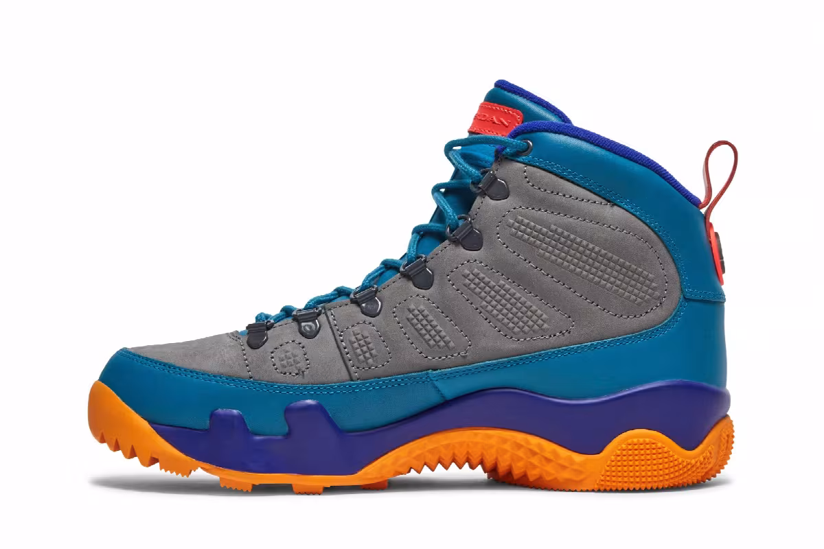 Air Jordan 9 Boot NRG Green Abyss, view 4