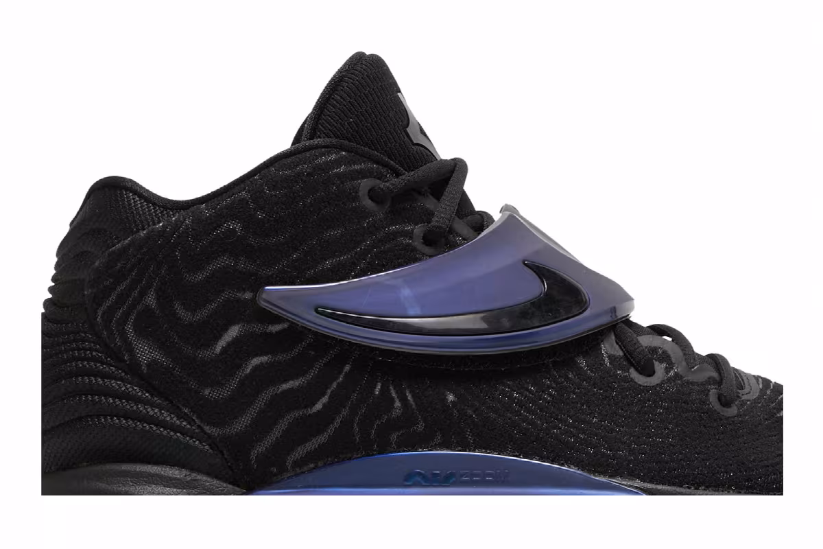 Nike KD 14 Black Laser Crimson, view 3