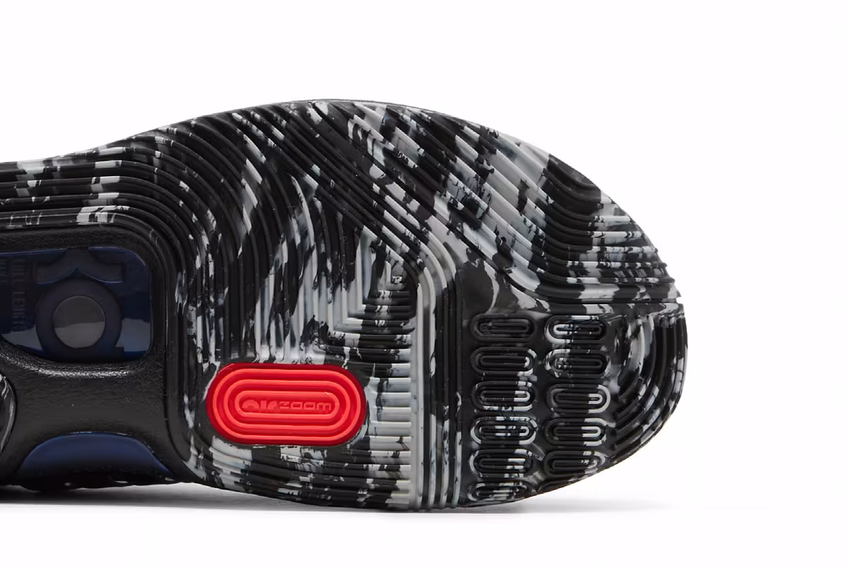Nike KD 14 Black Laser Crimson, view 6