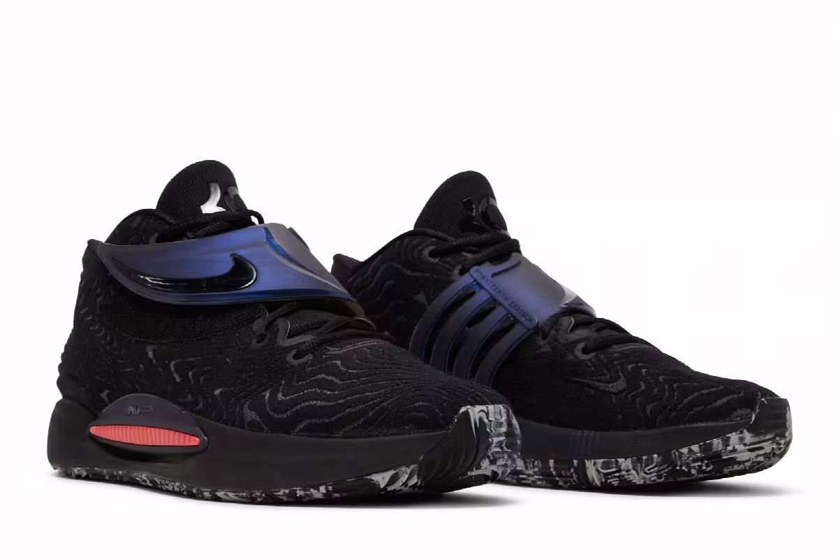 Nike KD 14 EP Black Laser Crimson, view 9