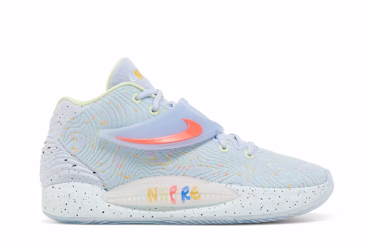 Enspire x Nike KD 14 Friends & Family - Light Marine, view 2