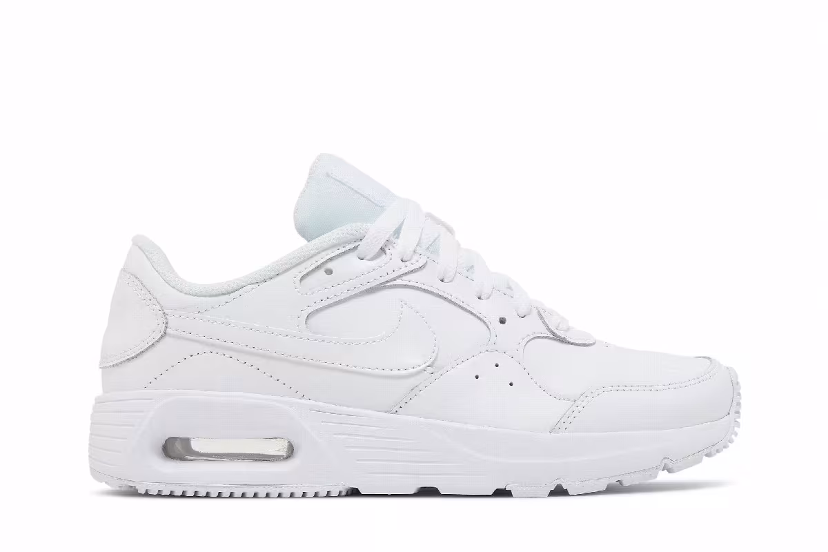 Nike Women's Air Max SC Leather Triple White, view 2