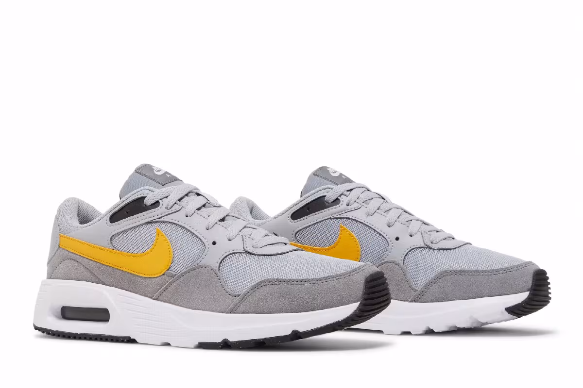Nike Air Max SC Wolf Grey Yellow Ochre, view 9